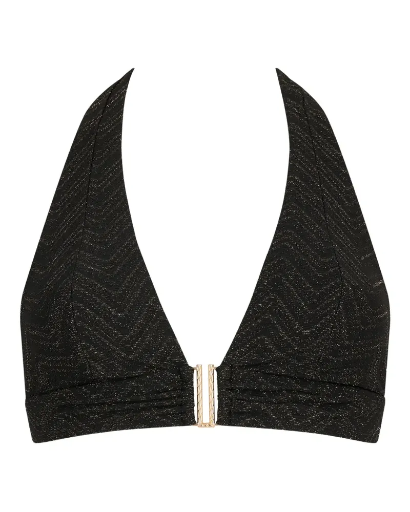 Aubade Golden Horizon triangle bikini top - Schwarz Schwarz