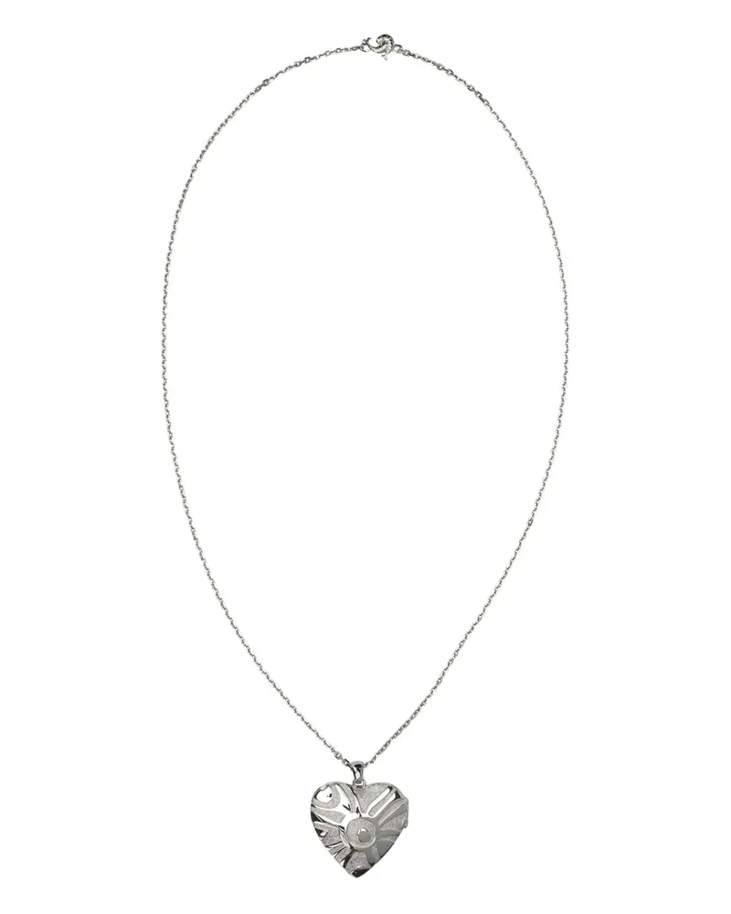 Emilio Pucci heart pendant necklace - Silber Silber