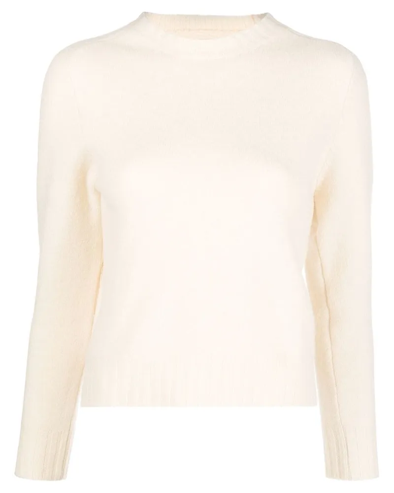 Jil Sander Strickpullover mit Rundhalsausschnitt - Nude Nude
