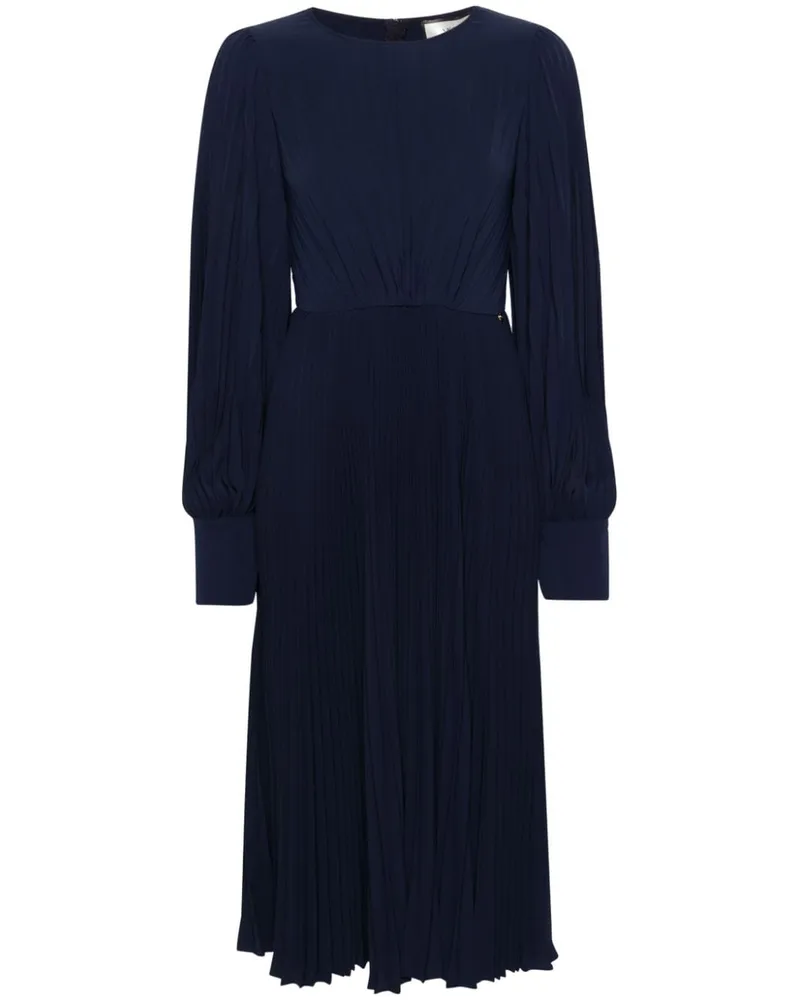 NISSA Midikleid mit Falten - Blau Blau