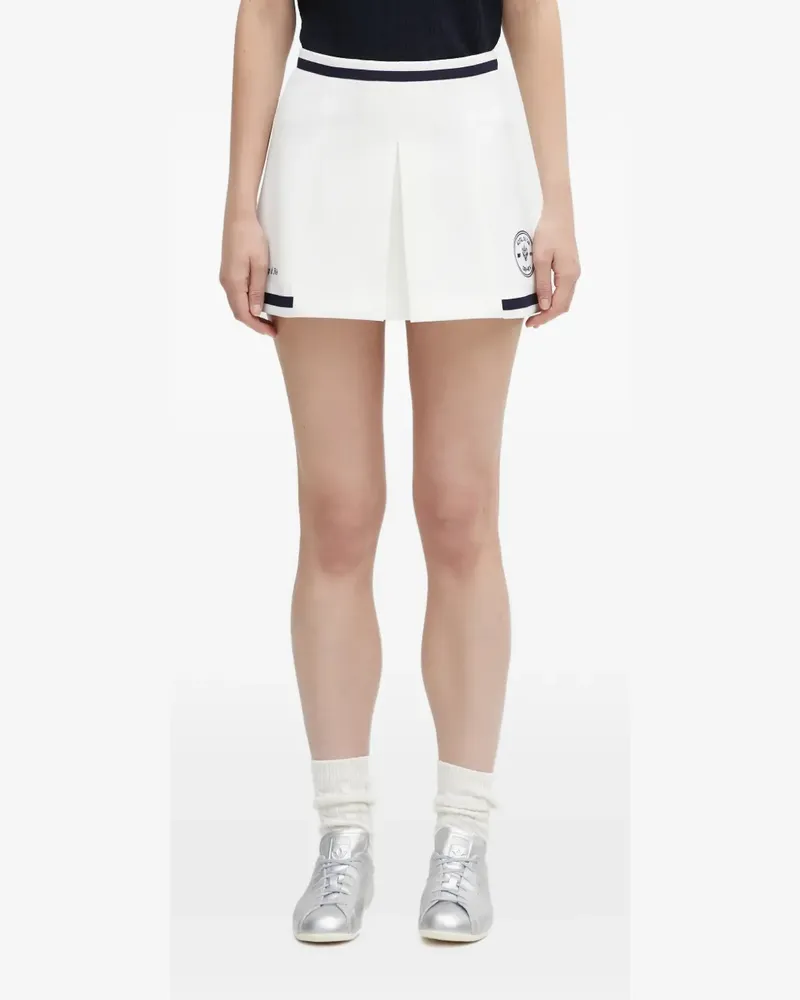 SPORTY & RICH Hotel Eden Roc mini skirt - Weiß Weiß