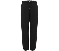 Jogginghose mit elastischen Bündchen - Schwarz