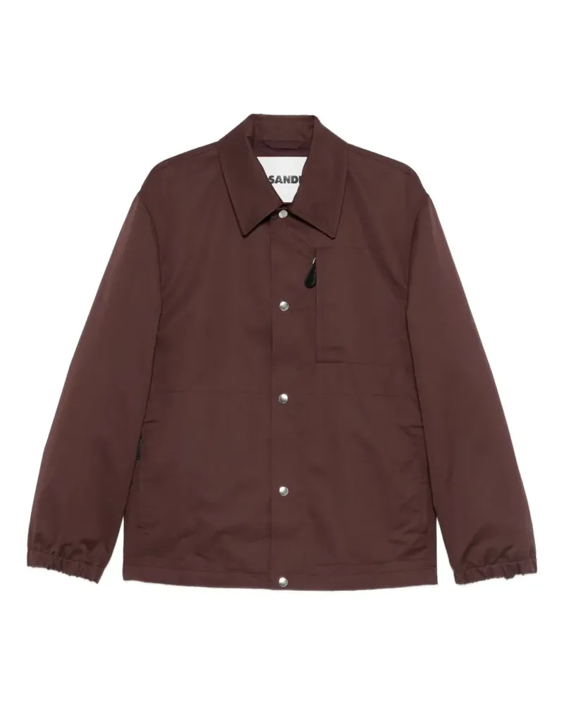 Jil Sander Jacke mit Druckknöpfen - Braun Braun
