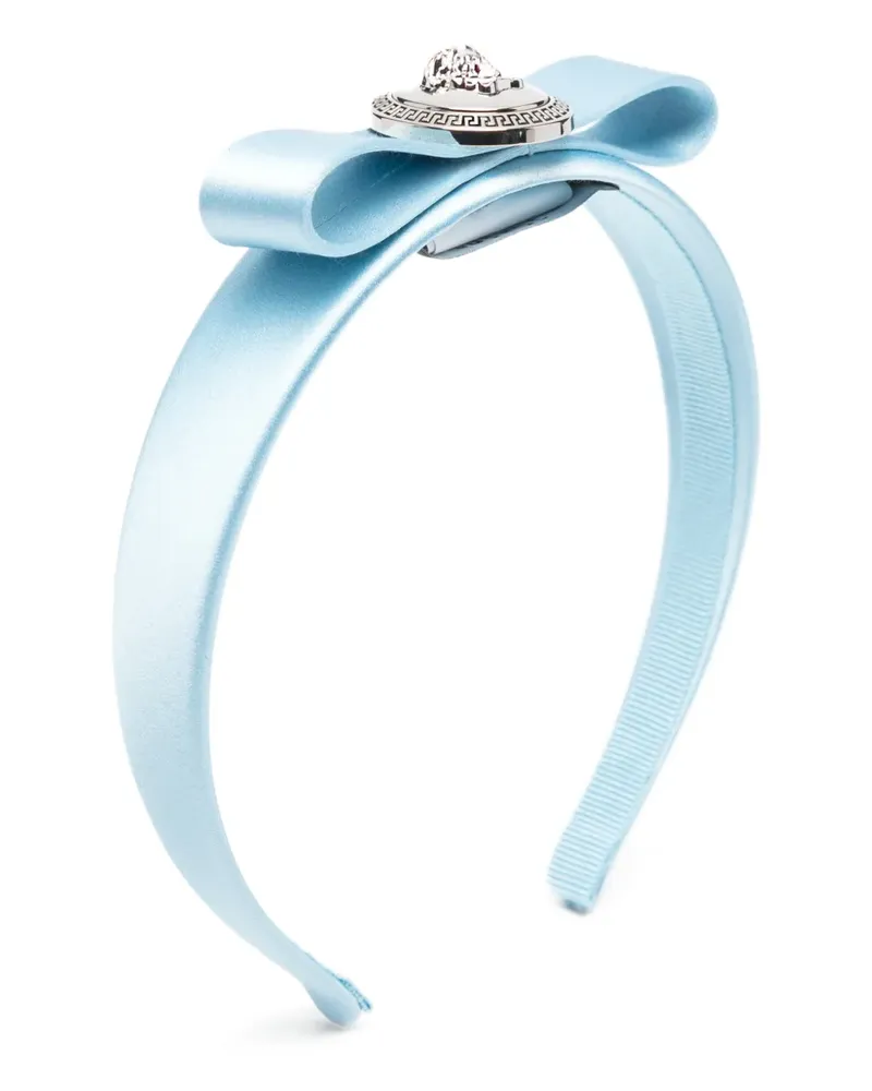 Versace Medusa-Head bow-detail headband - Blau Blau