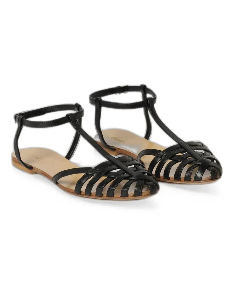 Anna F. Sandalen im Cage-Style - Schwarz Schwarz