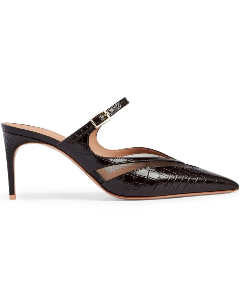 Malone Souliers Cristi Mules 70mm - Schwarz Schwarz