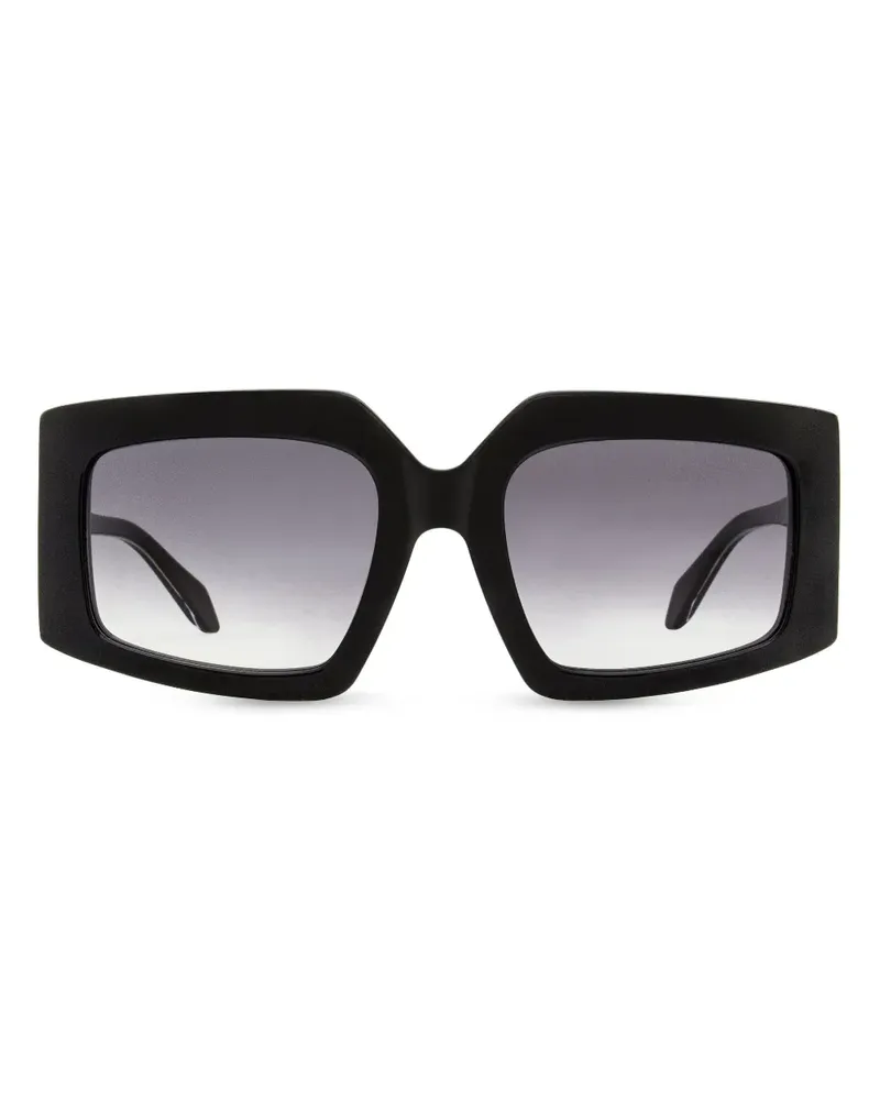 Just Cavalli Sonnenbrille mit Logo-Schild - Schwarz Schwarz