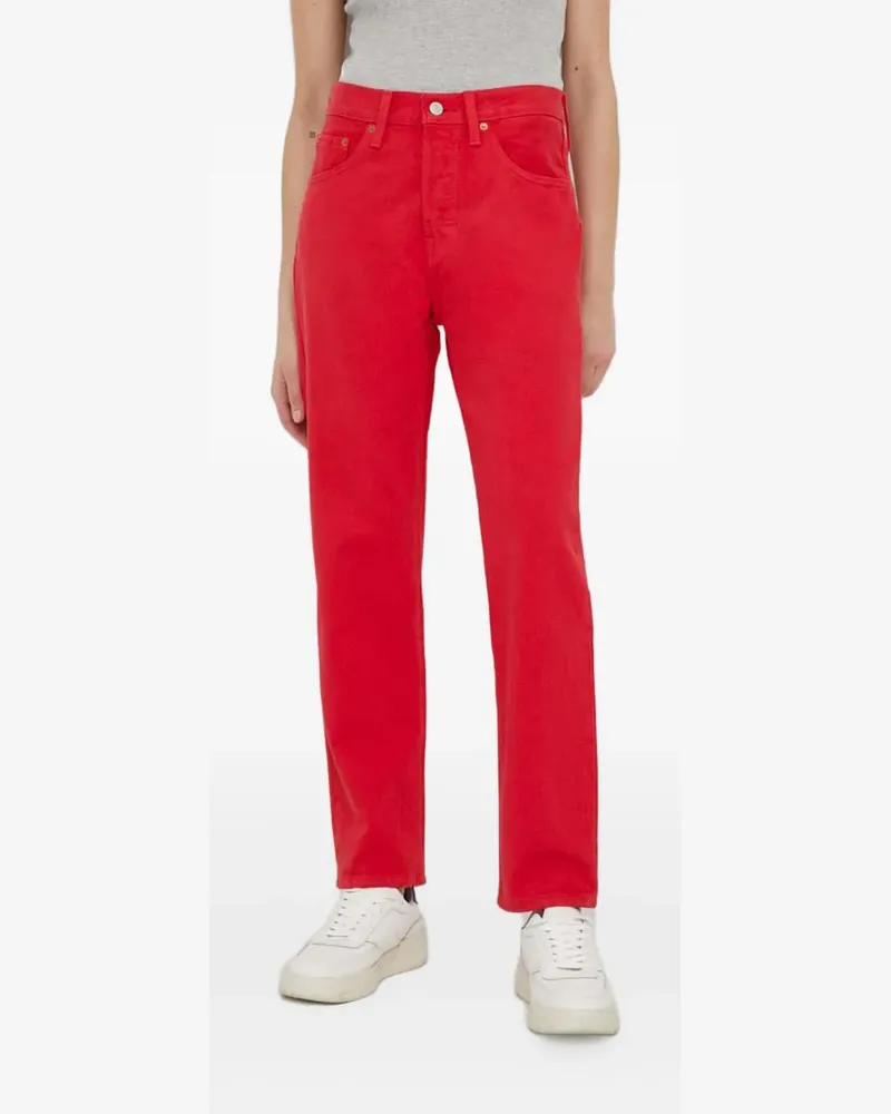 Levi's 501 Jeans mit geradem Bein - Rot Rot