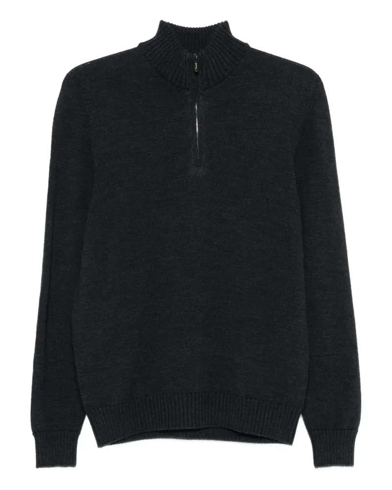 Drumohr  Pullover mit Reißverschluss - Grau Grau