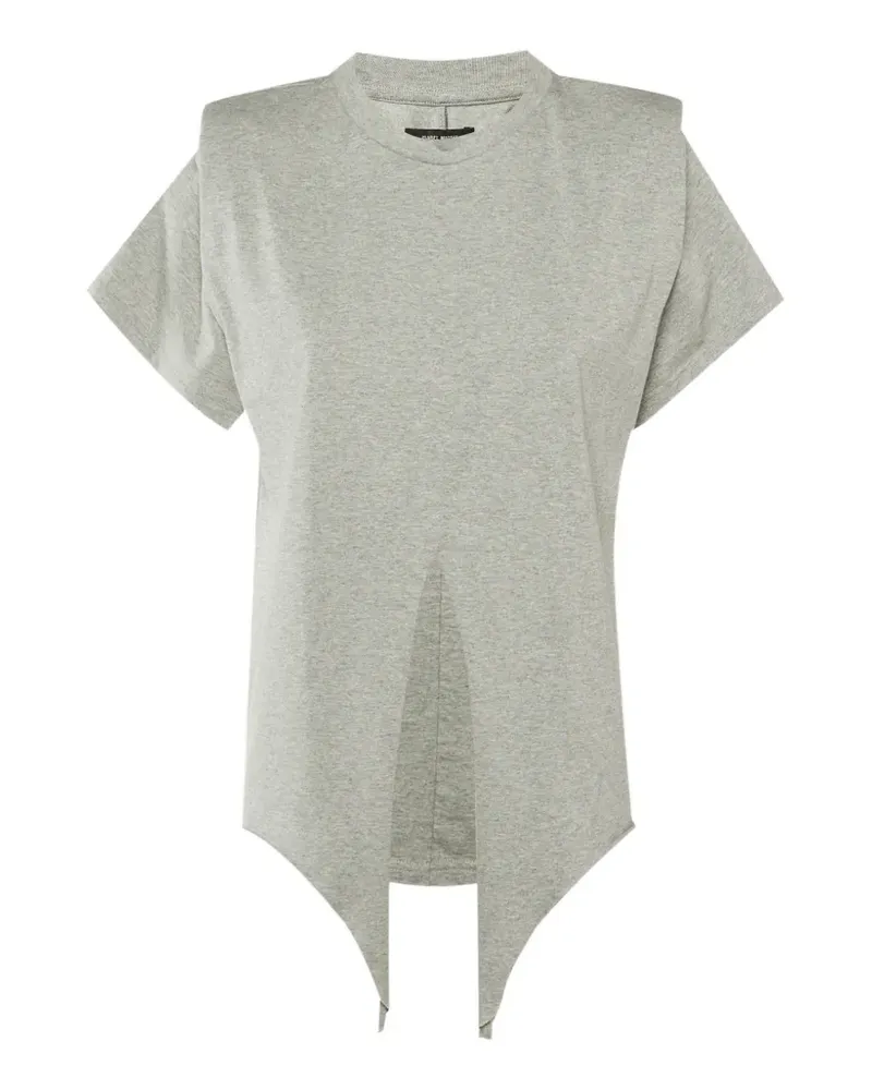 Isabel Marant Belita T-Shirt mit Schnürung - Grau Grau