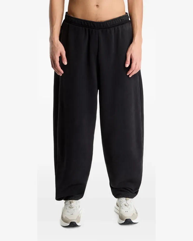 Under Armour UA Icon Heavyweight Jogginghose aus Fleece im Washed-Look - Schwarz Schwarz
