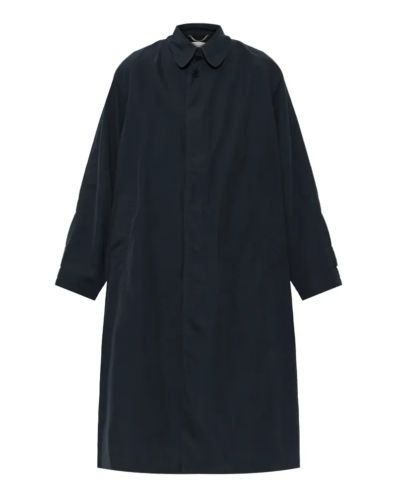 Maison Margiela button-fastening long-sleeve coat - Blau Blau