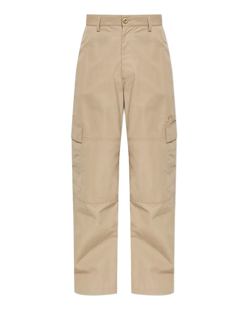 Balenciaga ripstop-texture cargo pants - Nude Nude
