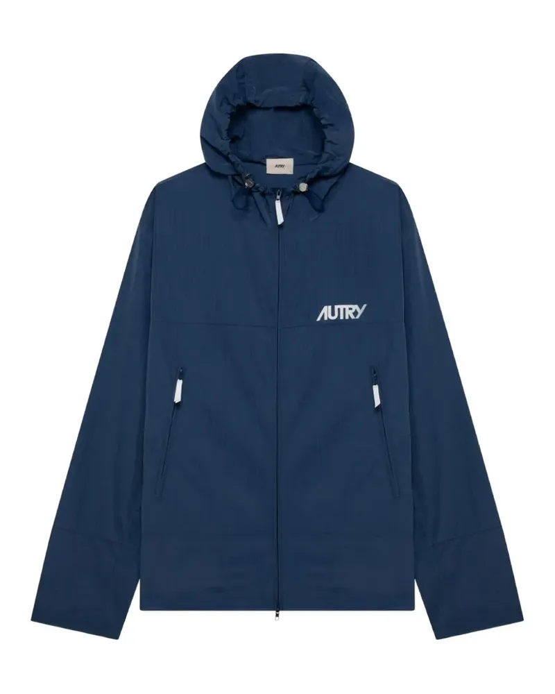 AUTRY Kapuzenjacke mit Logo - Blau Blau