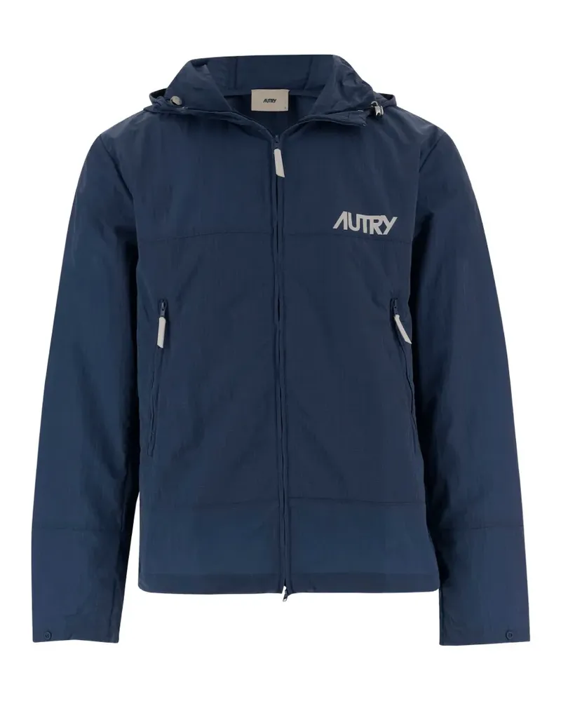 AUTRY Kapuzenjacke mit Logo - Blau Blau