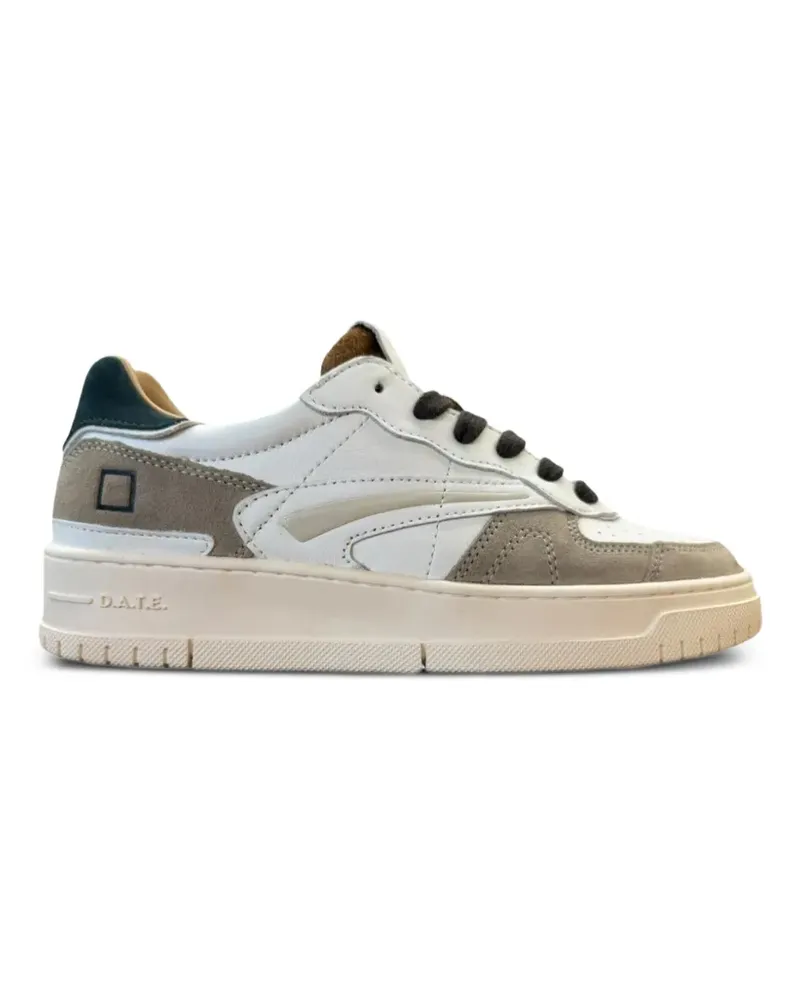 D.A.T.E. Torneo Pure Calf Sneakers - Weiß Weiß