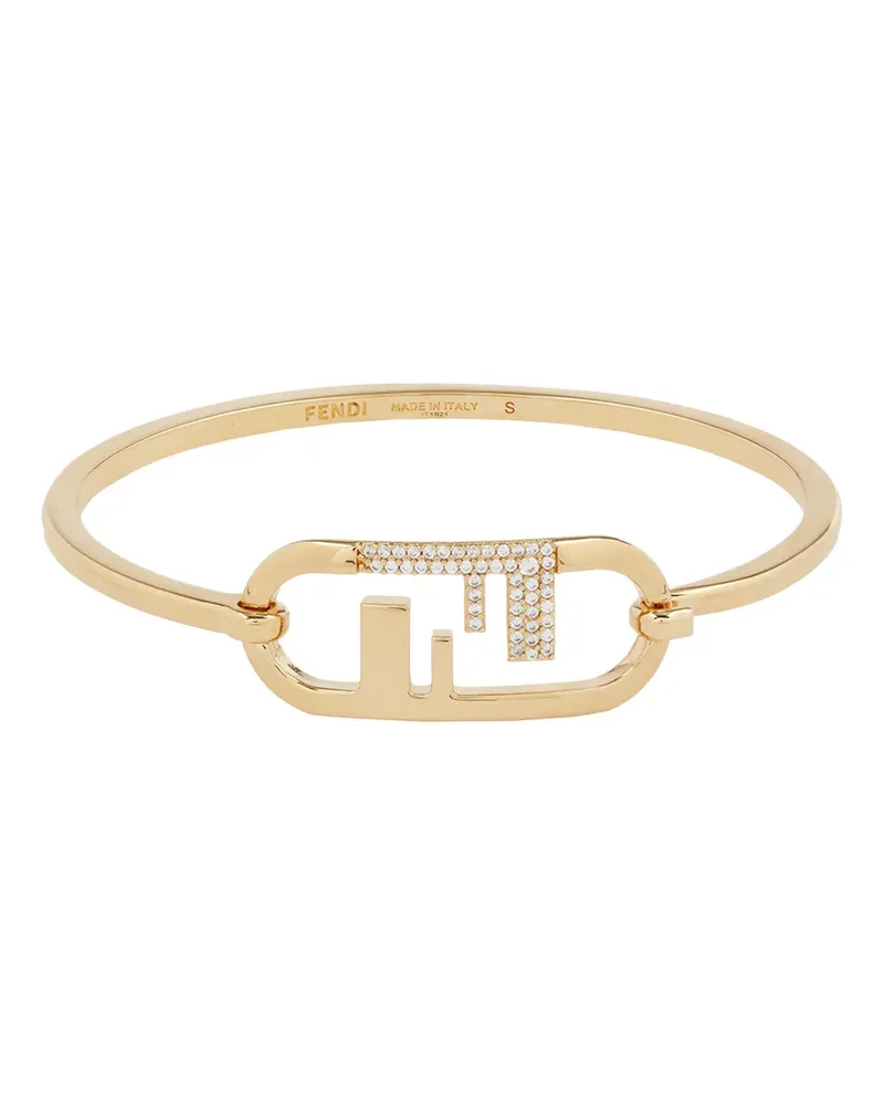 Fendi Armband mit Kristallen - Gold Gold