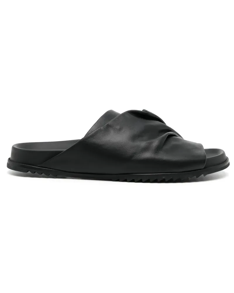 Rick Owens Mobius Granola Pantoletten - Schwarz Schwarz