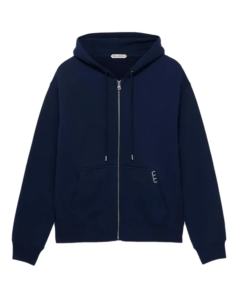 J.W.Anderson Kapuzenjacke mit Reißverschluss - Blau Blau