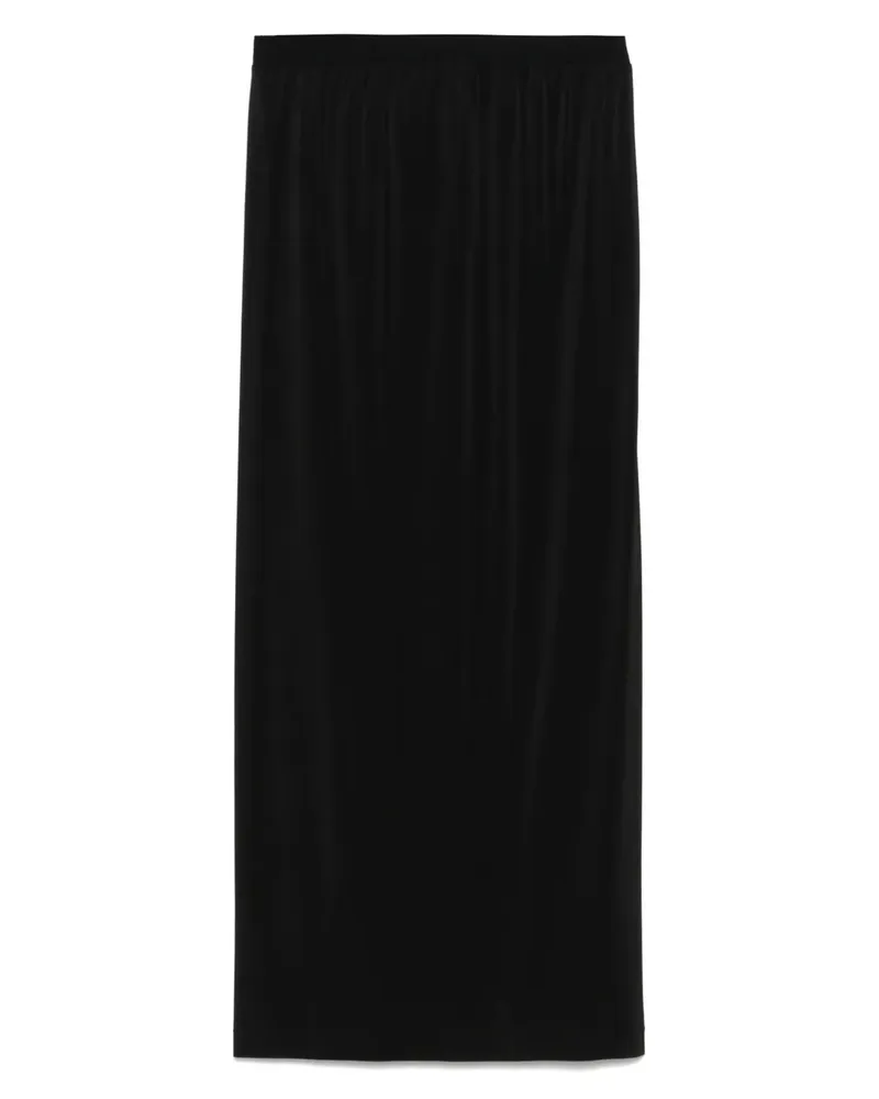 WARDROBE.NYC Semi-transparenter Midirock - Schwarz Schwarz