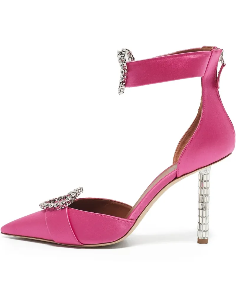 Malone Souliers Spitze Satin-Pumps mit Verzierung - Rosa Rosa