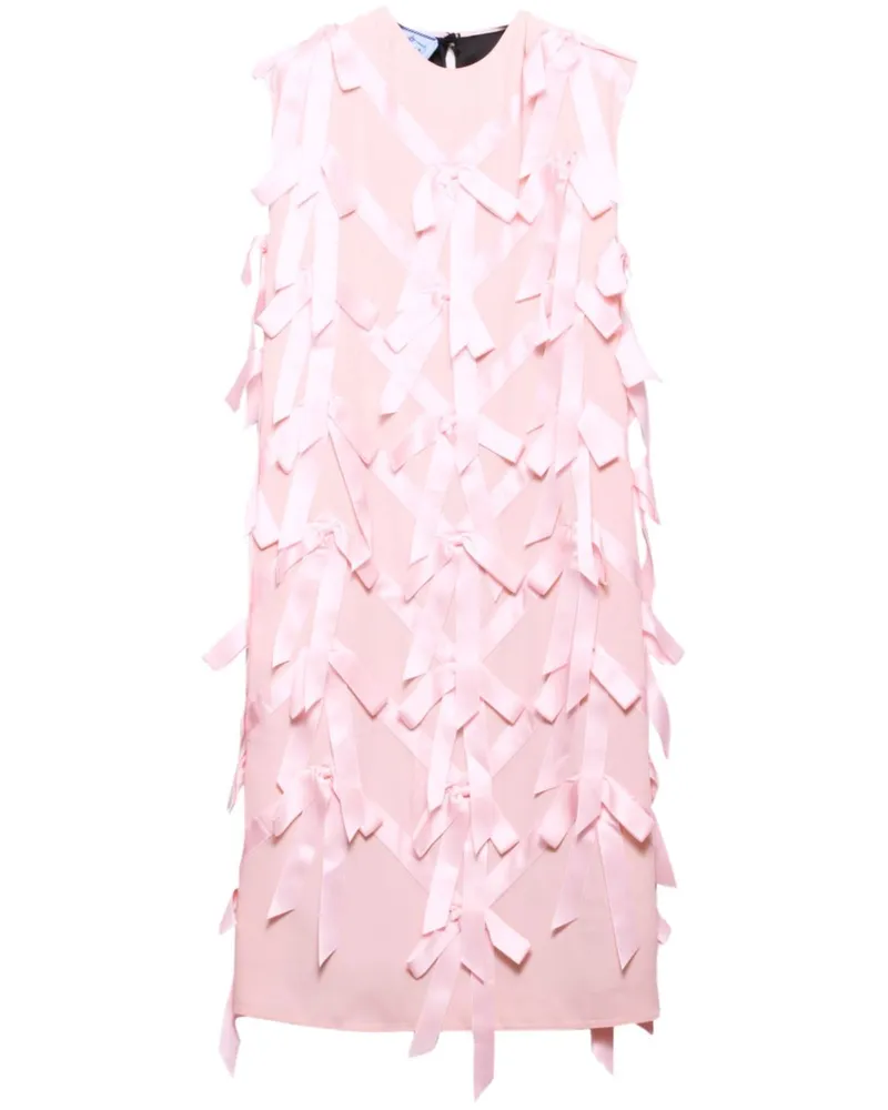 Prada Sablé Kleid - Rosa Rosa
