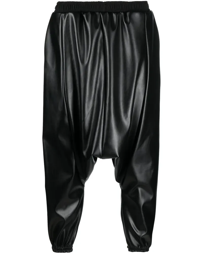ALCHEMY Baggy-Hose aus Faux-Leder - Schwarz Schwarz
