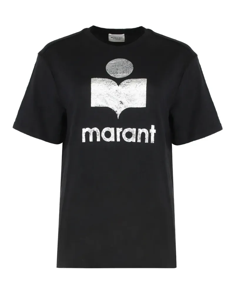 Isabel Marant T-Shirt aus Leinen - Schwarz Schwarz