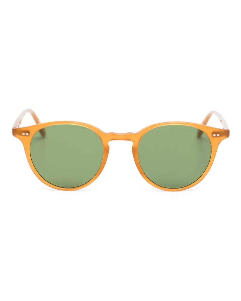 Garrett Leight Clune round-frame sunglasses - Orange Orange
