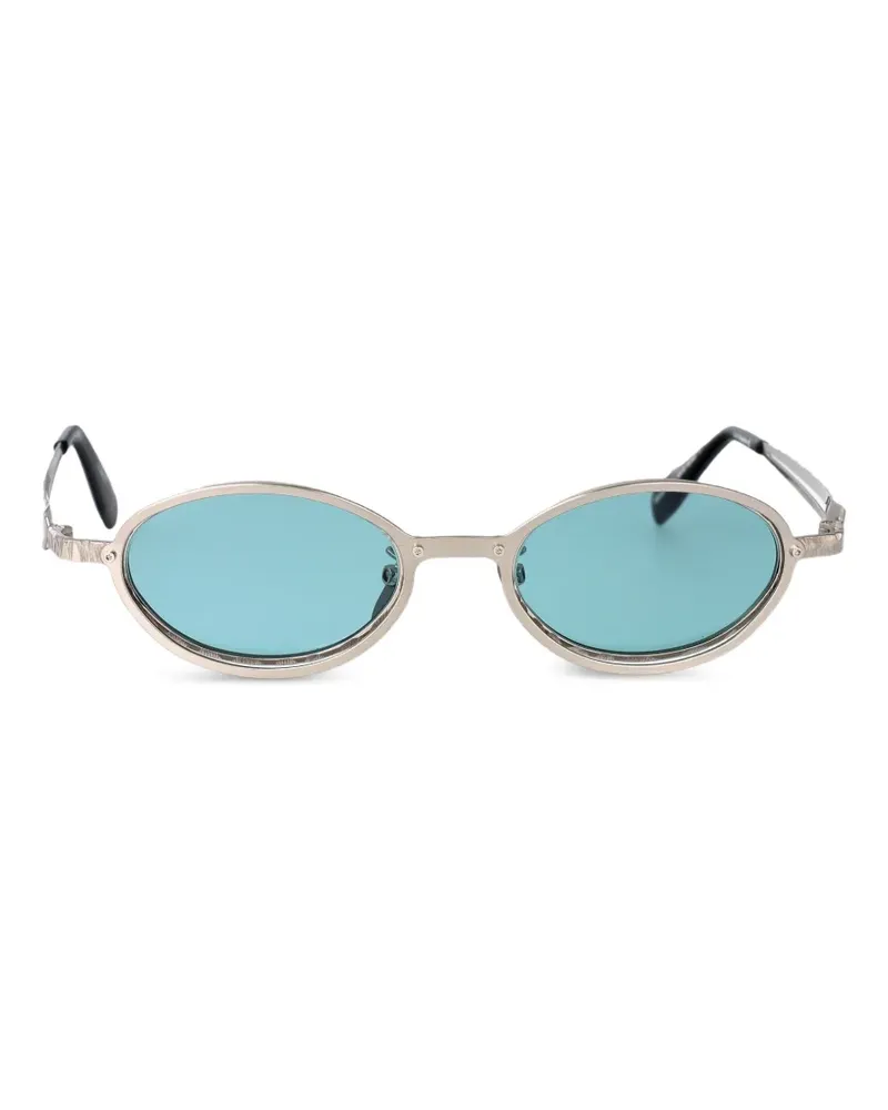 KUBORAUM Maske H18 oval-frame sunglasses - Silber Silber