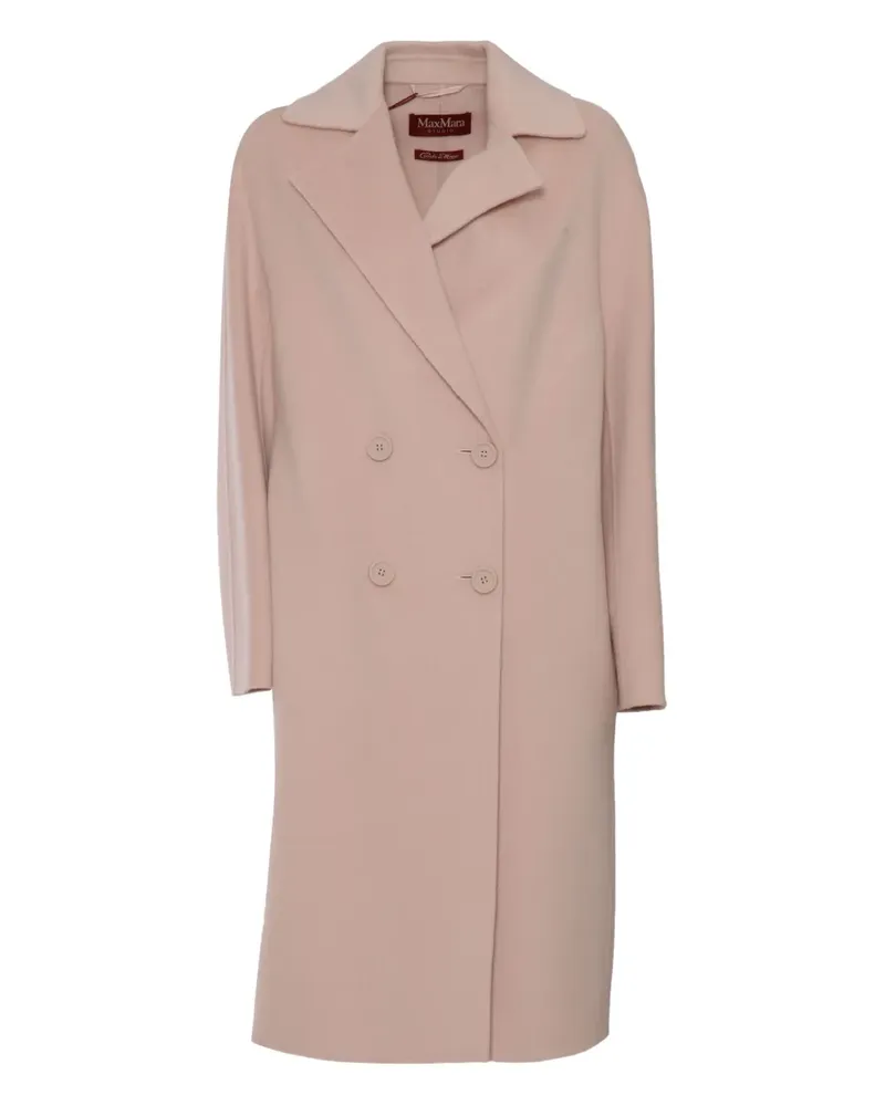 Max Mara Doppelreihiger Mantel - Rosa Rosa