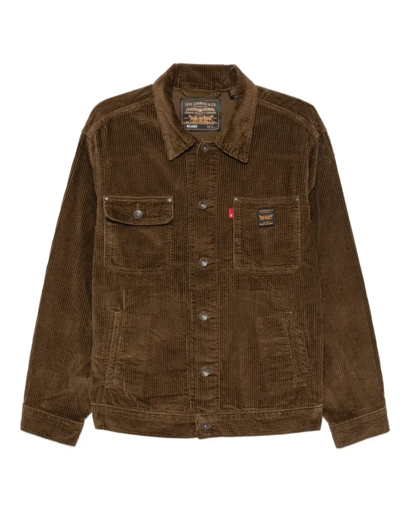 Levi's corduroy pocket-detail jacket - Braun Braun