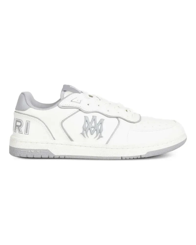 Amiri logo-patch panelled sneakers - Weiß Weiß