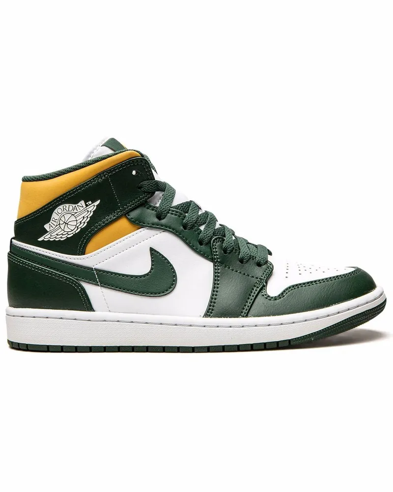 Jordan Air  1 Mid Sneakers - Grün Grün
