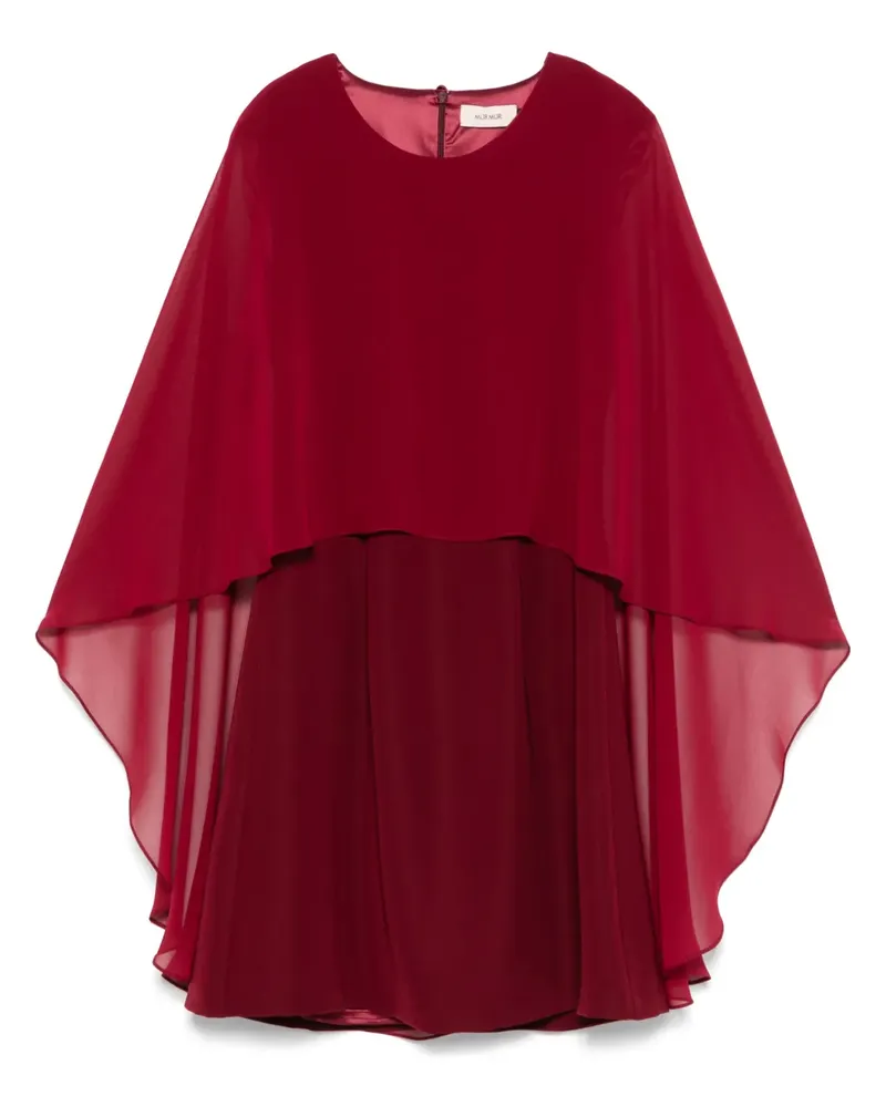 Murmur Veil Minikleid - Rot Rot