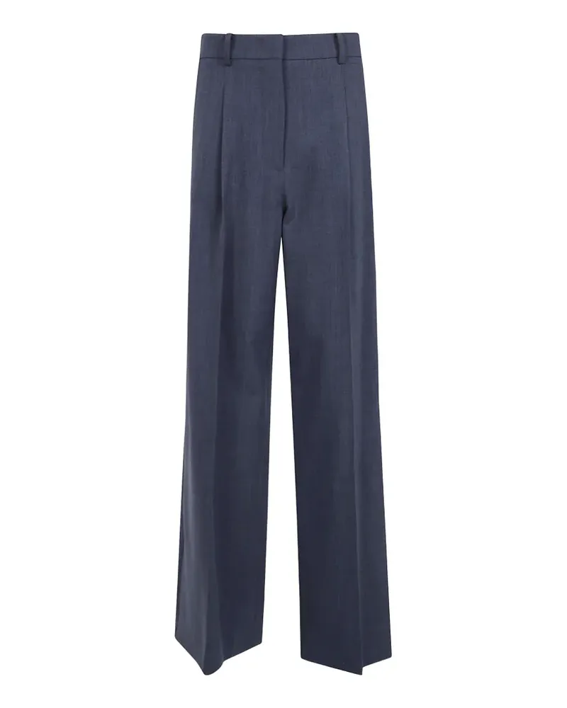 Mantù pleated straight-leg trousers - Grau Grau
