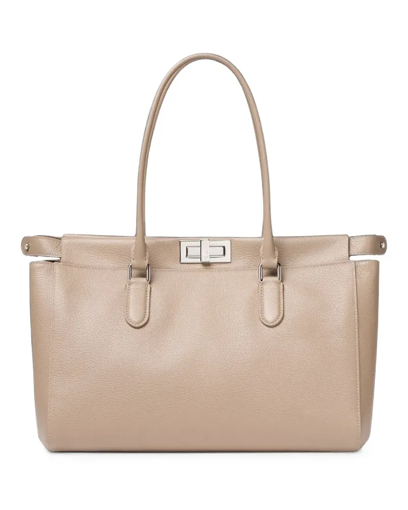 Fendi Kleine Peekaboo Tote Bag - Nude Nude