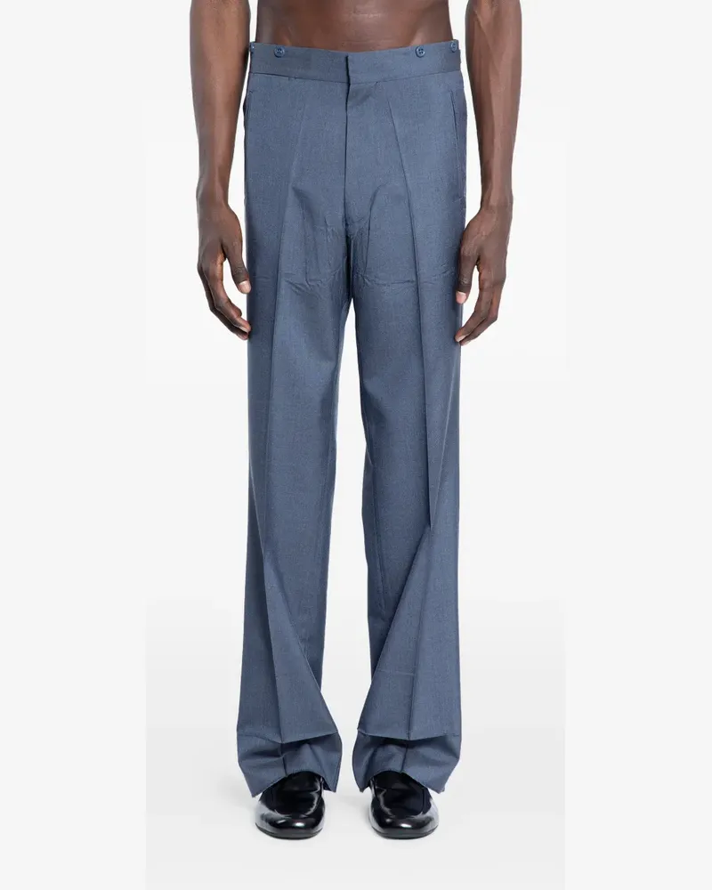 Prada pressed-crease trousers - Blau Blau