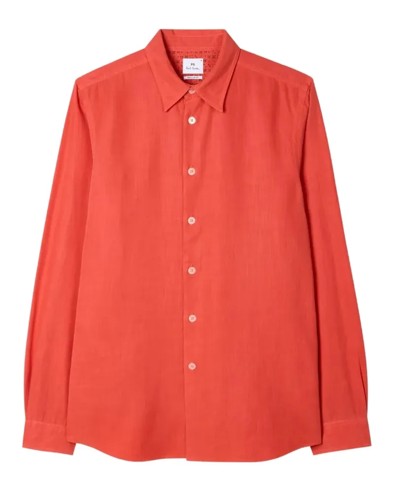 Paul Smith Button-down-Hemd mit spitzem Kragen - Rot Rot