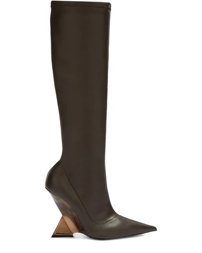 ATTICO Kniehohe Cheope Stiefel 105mm - Braun Braun