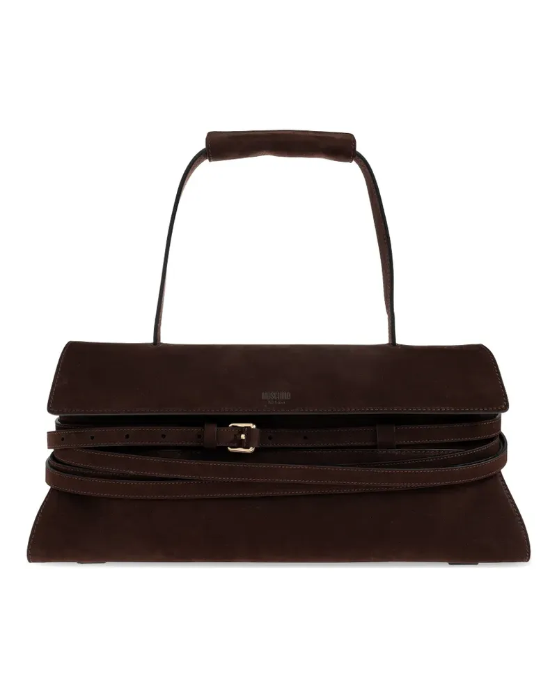 Moschino Tie Me shoulder bag - Braun Braun