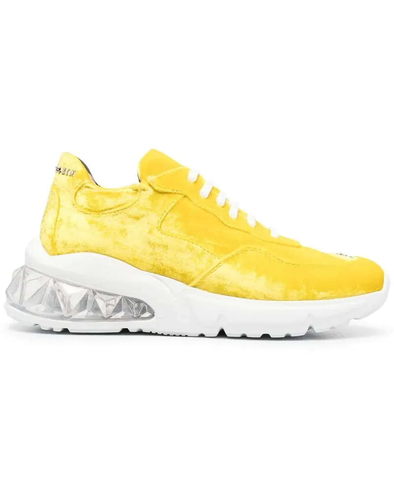 Philipp Plein Sneakers aus Samt - Gelb Gelb