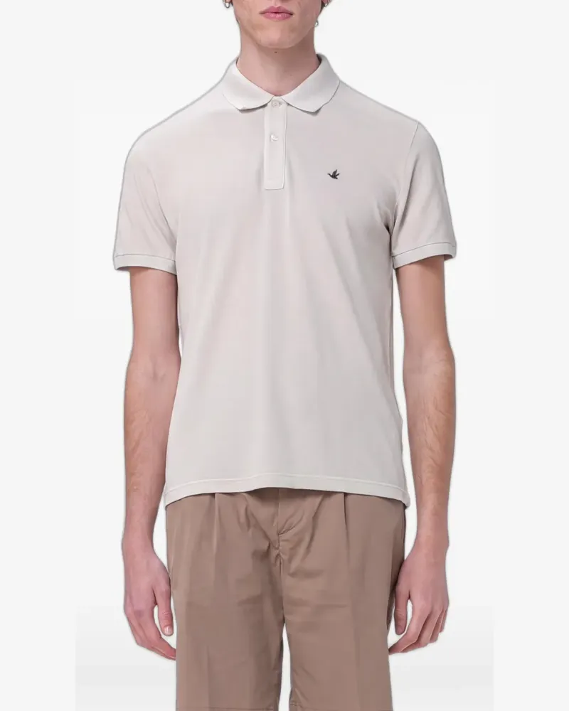 Brooksfield Piqué-Poloshirt mit Logo-Stickerei - Nude Nude