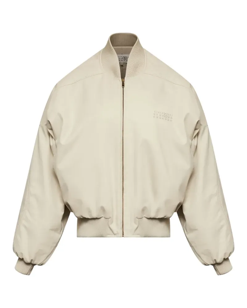 Maison Margiela Twill-Jacke - Nude Nude