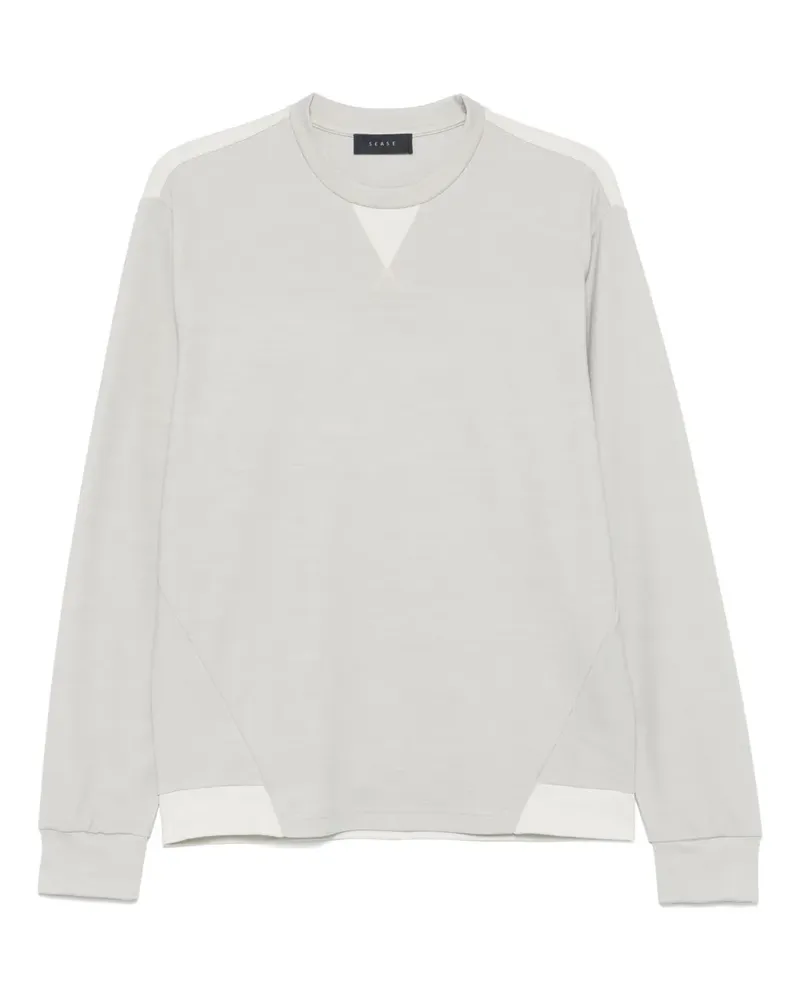 SEASE Crew T-Shirt - Grau Grau