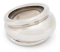 Silberfarbener Ring