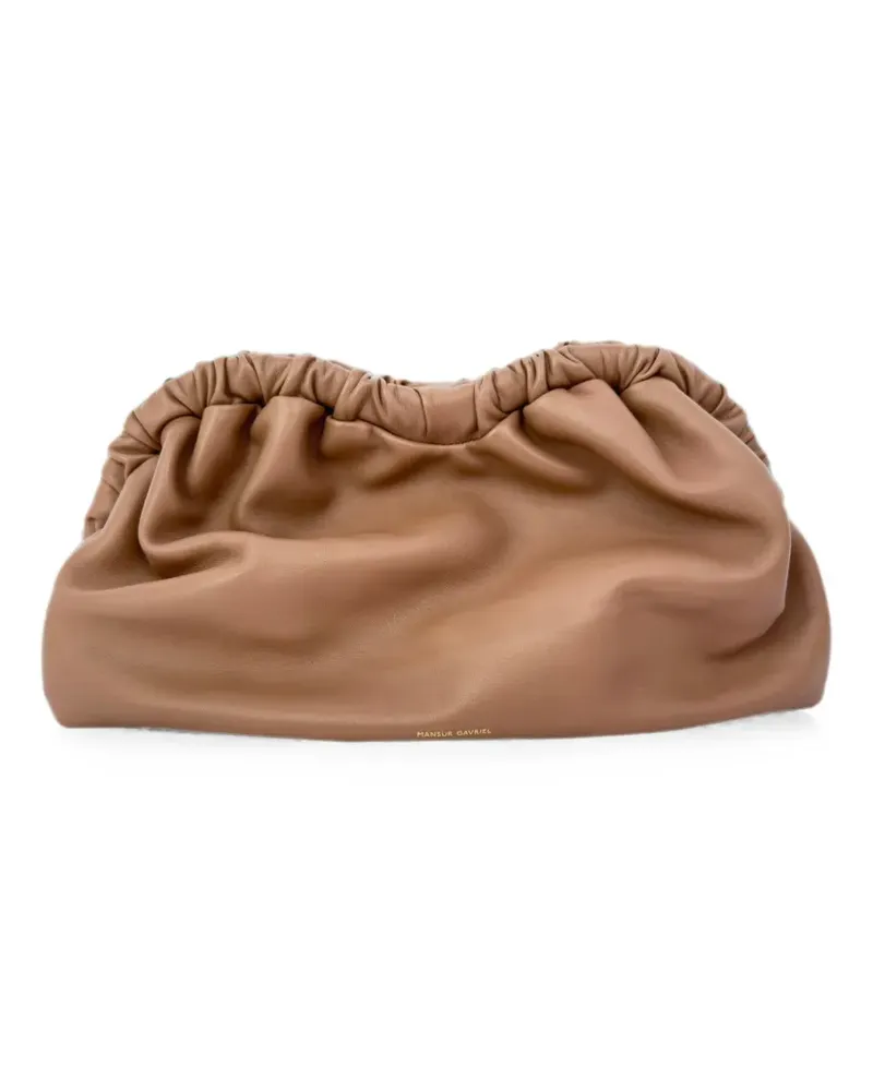 Mansur Gavriel Cloud clutch bag - Braun Braun