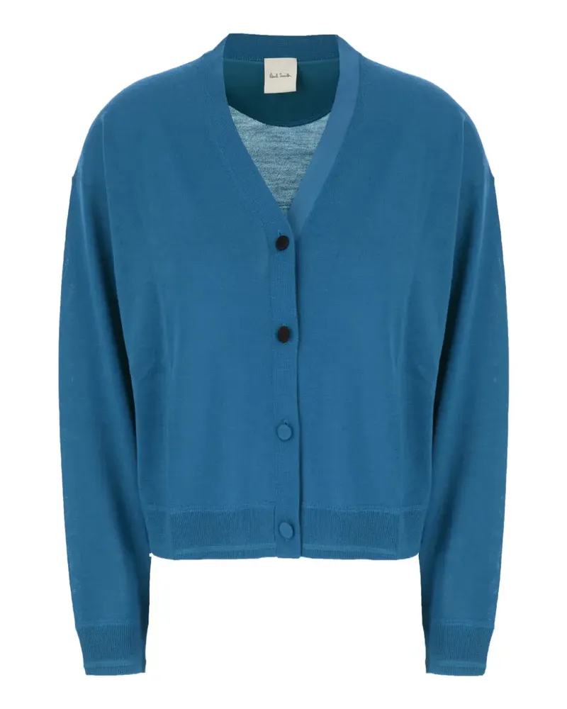 Paul Smith V-neck button-up cardigan - Blau Blau