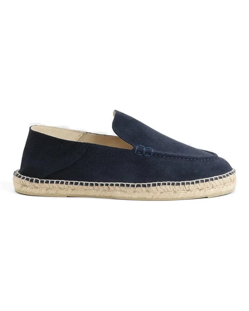 Manebí Hamptons Espadrilles aus Wildleder - Blau Blau