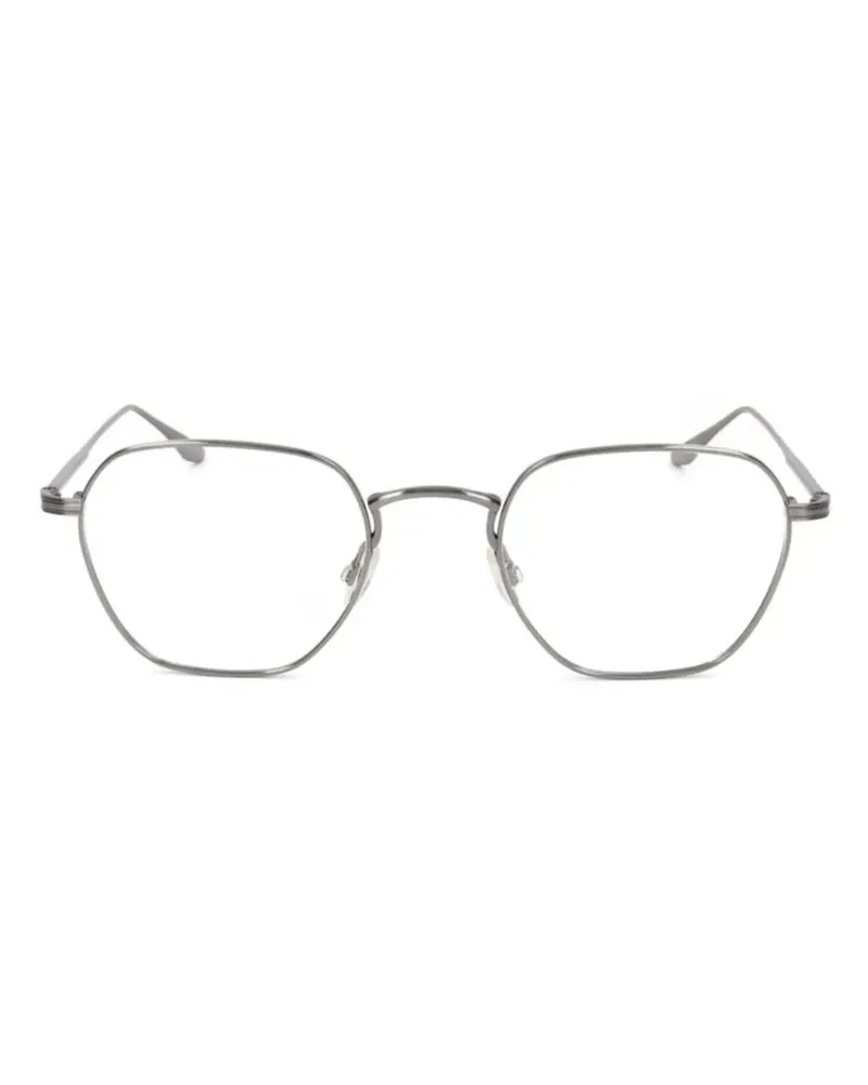 Barton Perreira Brille mit eckigem Gestell - Silber Silber